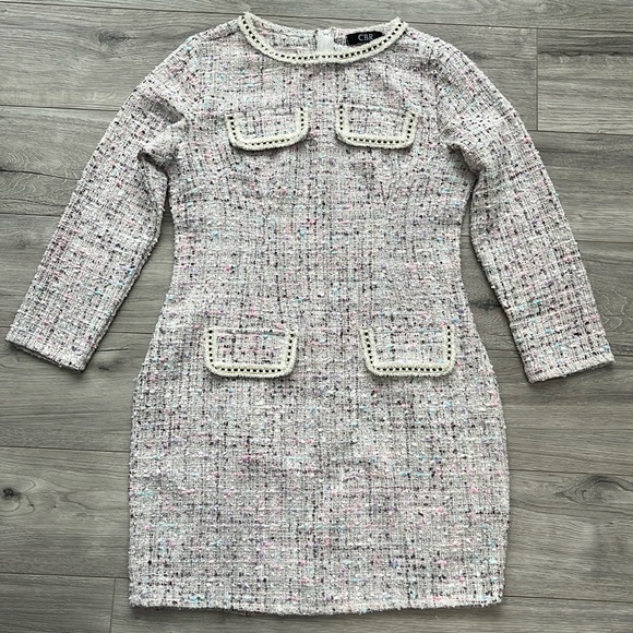 CBR Dresses & Skirts - CBR Tweed Dress Size Medium